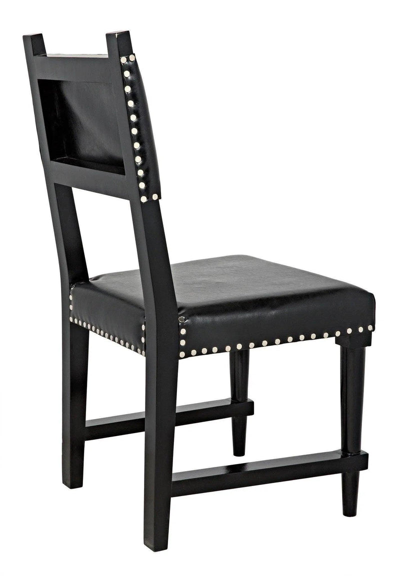 Kerouac Leather Upholstered Armless Dining Chair