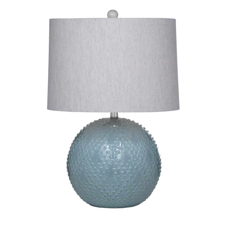 Kettler Ceramic Blue Table Lamp Table Lamps LOOMLAN By Bassett Mirror