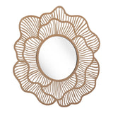 Ketu Mirror Gold Wall Mirrors LOOMLAN By Zuo Modern