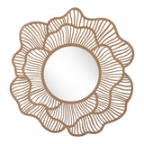 Ketu Mirror Gold Wall Mirrors LOOMLAN By Zuo Modern