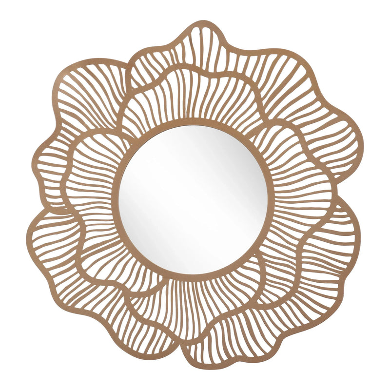 Ketu Mirror Gold Wall Mirrors LOOMLAN By Zuo Modern