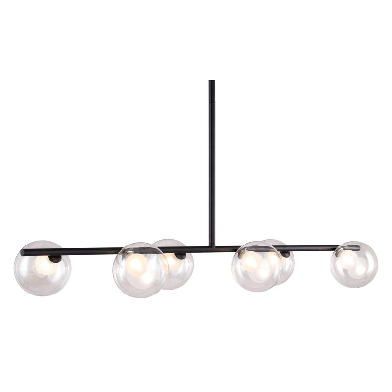 Keyoz Ceiling Lamp Black Pendants LOOMLAN By Zuo Modern