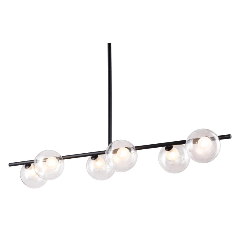 Keyoz Ceiling Lamp Black Pendants LOOMLAN By Zuo Modern