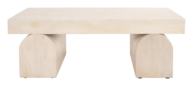 Kiel Coffee Table Natural Coffee Tables LOOMLAN By Zuo Modern