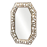 Kin Mirror Antique Gold Wall Mirrors LOOMLAN By Zuo Modern