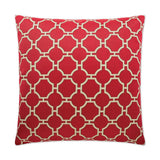 Kinder Red Throw Pillow With Insert Throw Pillows LOOMLAN By D.V. Kap