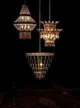 King Metal and Glass Chandelier Chandeliers LOOMLAN By Noir