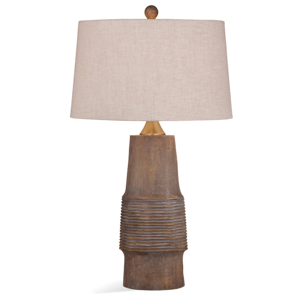 Kingsley Resin Brown Table Lamp Table Lamps LOOMLAN By Bassett Mirror