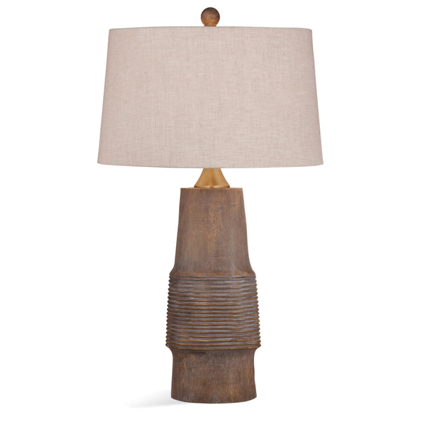 Kingsley Resin Brown Table Lamp Table Lamps LOOMLAN By Bassett Mirror