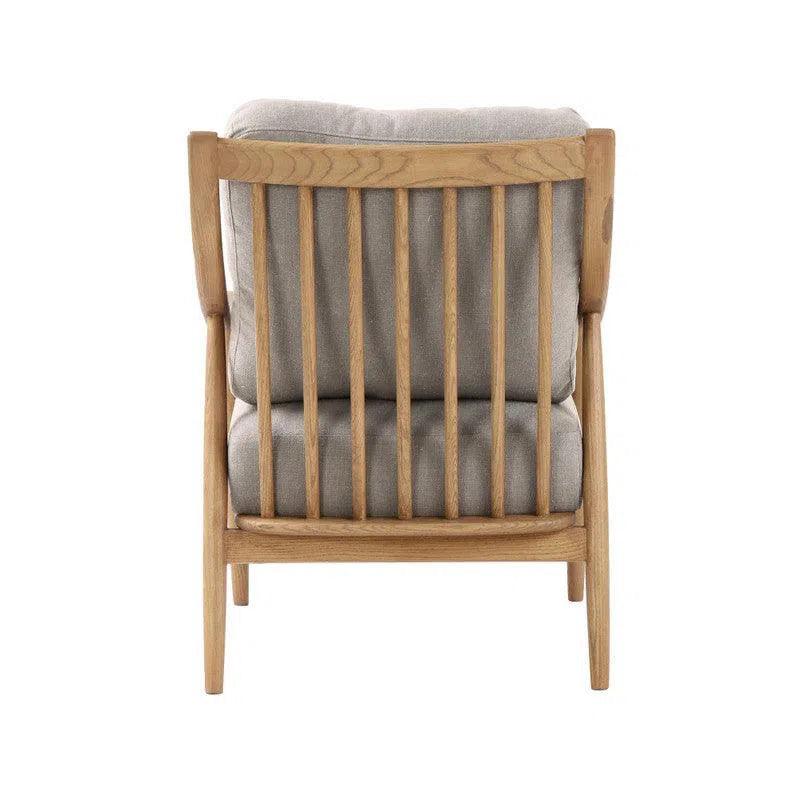 Kinsley Club Chair - Light Linen Cushions / Natural Frame Club Chairs LOOMLAN By LH Imports