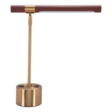 Kippy Table Lamp Brown & Brass Table Lamps LOOMLAN By Zuo Modern