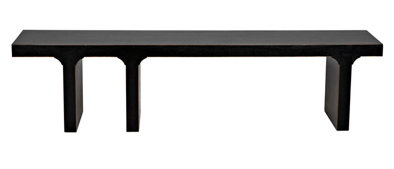 Kir Bench, Hand Rubbed Black Bedroom Benches LOOMLAN By Noir