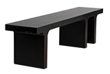 Kir Bench, Hand Rubbed Black Bedroom Benches LOOMLAN By Noir