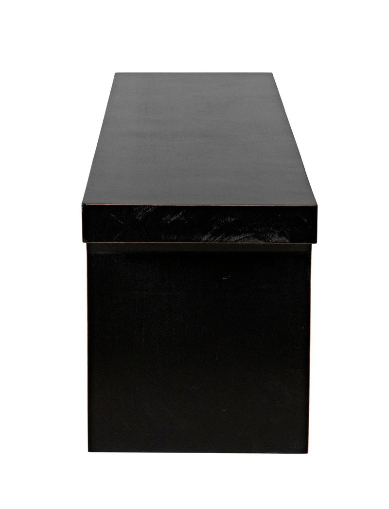 Kir Bench, Hand Rubbed Black Bedroom Benches LOOMLAN By Noir