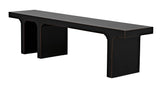 Kir Bench, Hand Rubbed Black Bedroom Benches LOOMLAN By Noir