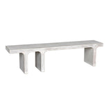 Kir Wood White Bench Bedroom Benches LOOMLAN By Noir