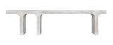 Kir Wood White Bench Bedroom Benches LOOMLAN By Noir