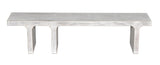 Kir Wood White Bench Bedroom Benches LOOMLAN By Noir