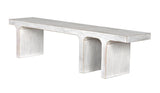 Kir Wood White Bench Bedroom Benches LOOMLAN By Noir