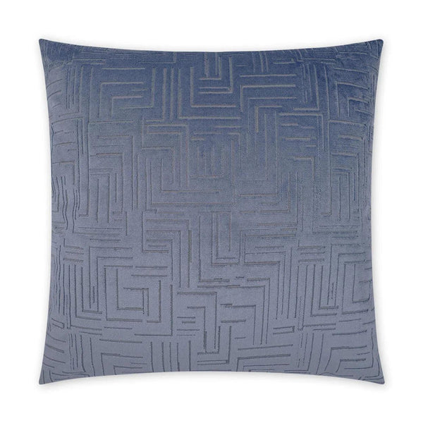 Klint Blue Throw Pillow With Insert Throw Pillows LOOMLAN By D.V. Kap