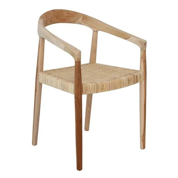 Knud Dining Chair Natural Outdoor Dining Chairs LOOMLAN By Artesia