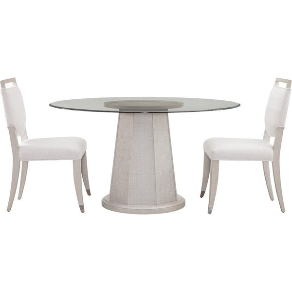Korey 48" Rubberwood Round Dining Table Dining Tables LOOMLAN By Bassett Mirror