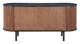 Koriana Wood Black and Walnut Sideboard Sideboards LOOMLAN By Zuo Modern