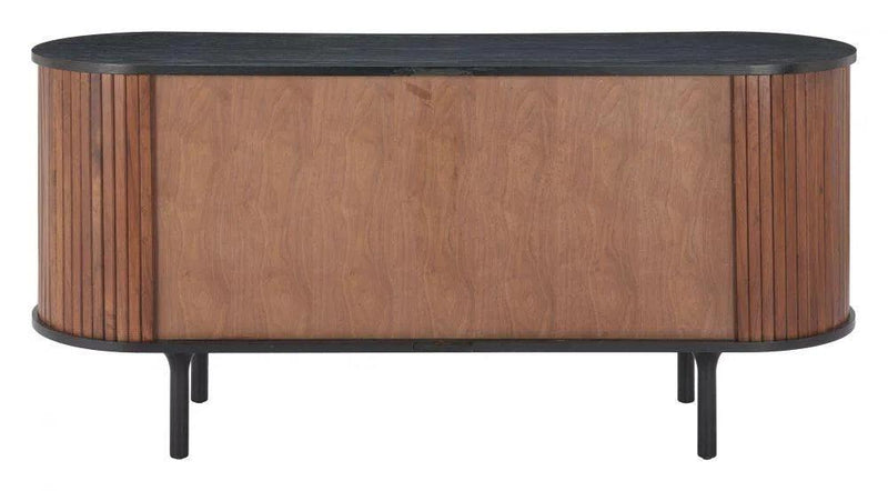 Koriana Wood Black and Walnut Sideboard Sideboards LOOMLAN By Zuo Modern