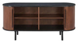 Koriana Wood Black and Walnut Sideboard Sideboards LOOMLAN By Zuo Modern