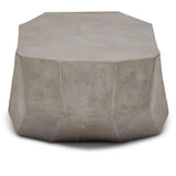 Kristal Fiber Reinforced Concrete Geometric Coffee Table Outdoor Coffee Tables LOOMLAN By Urbia