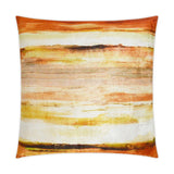 Kula Orange Throw Pillow With Insert Throw Pillows LOOMLAN By D.V. Kap