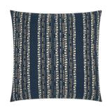 Kyra Navy Global Navy Large Throw Pillow With Insert Throw Pillows LOOMLAN By D.V. Kap