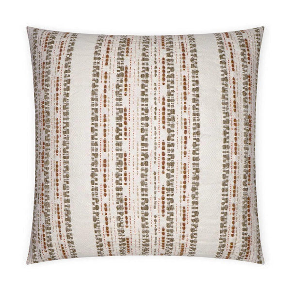 Kyra Spice Off-White Throw Pillow With Insert Throw Pillows LOOMLAN By D.V. Kap