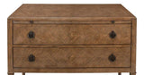 Ladlow Chest Two Drawers Light Mink Finish Chests LOOMLAN By Sarreid