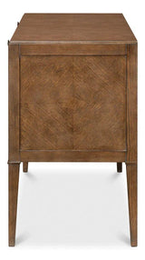 Ladlow Chest Two Drawers Light Mink Finish Chests LOOMLAN By Sarreid