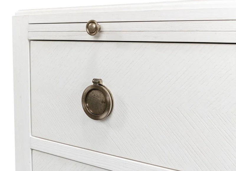 Ladlow Chest Two Drawers Working White Chests LOOMLAN By Sarreid