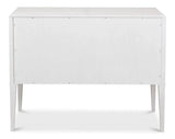 Ladlow Chest Two Drawers Working White Chests LOOMLAN By Sarreid