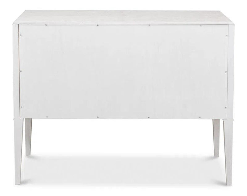 Ladlow Chest Two Drawers Working White Chests LOOMLAN By Sarreid