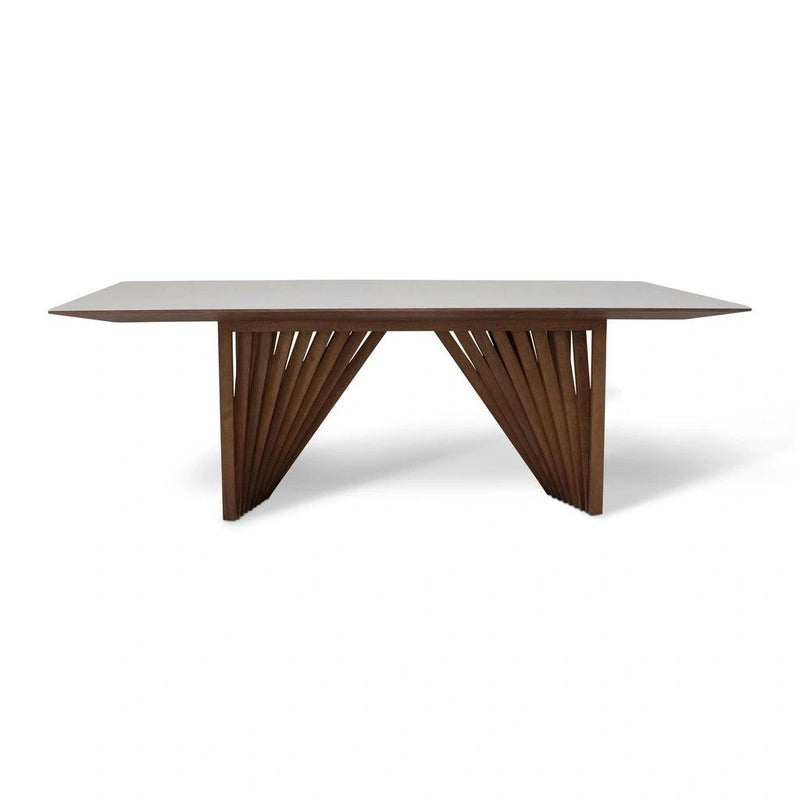 Laguna Glass Top Rectangular Dining Table Dining Tables LOOMLAN By Urbia