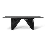 Laguna Glass Top Rectangular Dining Table Dining Tables LOOMLAN By Urbia