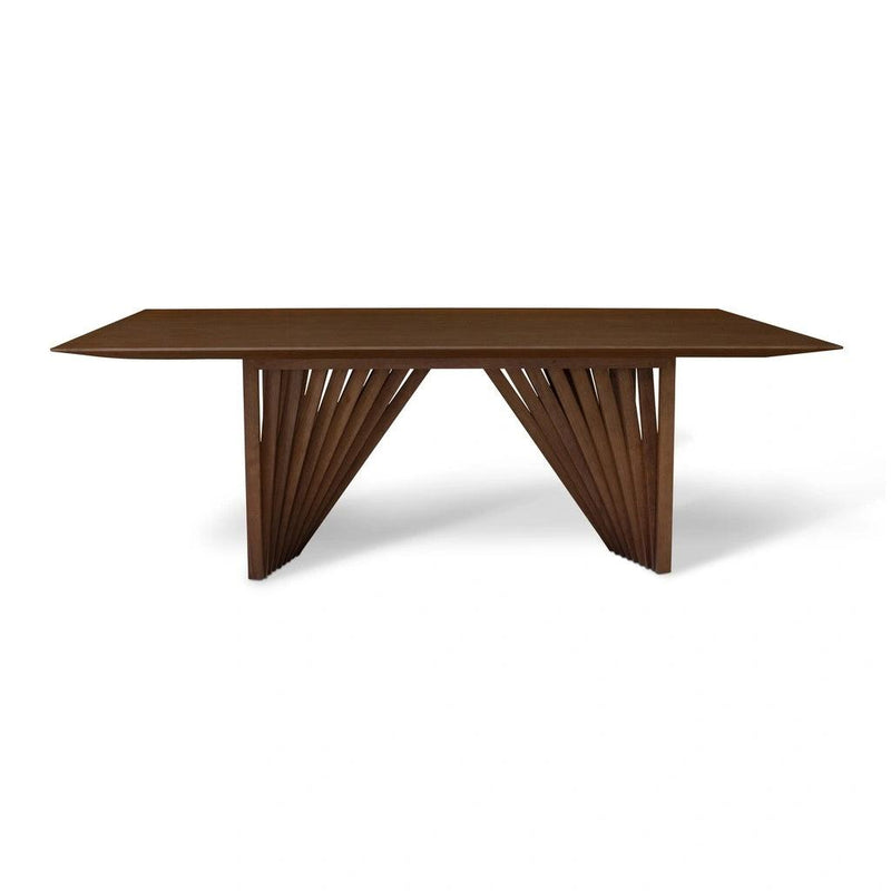 Laguna Wooden Top Rectangular Dining Table Dining Tables LOOMLAN By Urbia