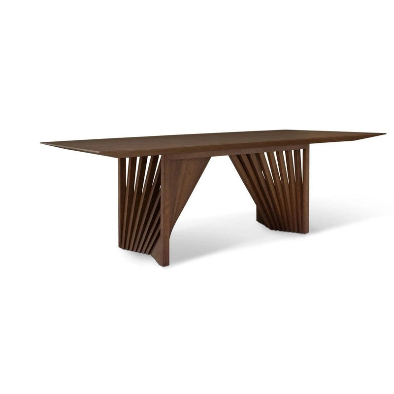 Laguna Wooden Top Rectangular Dining Table Dining Tables LOOMLAN By Urbia