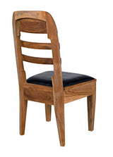 Laila Chair, Teak with Leather Dining Chairs LOOMLAN By Noir