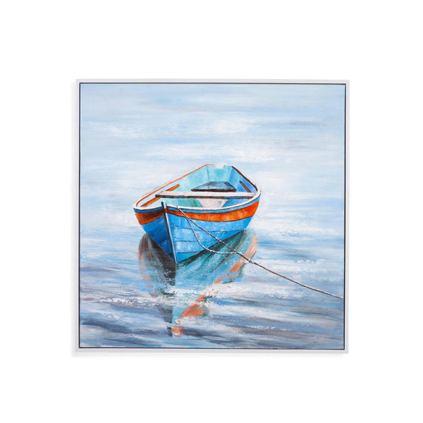 Lake Side Blue Wall Art Artwork LOOMLAN By Bassett Mirror