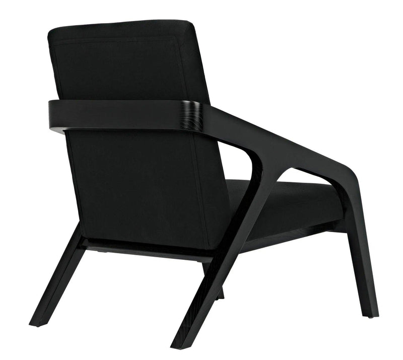 Lamar Chair, Charcoal Black Accent Chairs LOOMLAN By Noir