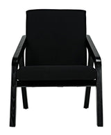 Lamar Chair, Charcoal Black Accent Chairs LOOMLAN By Noir