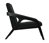 Lamar Chair, Charcoal Black Accent Chairs LOOMLAN By Noir