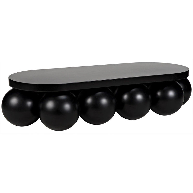 Lambreta Coffee Table, Black Steel Coffee Tables LOOMLAN By Noir