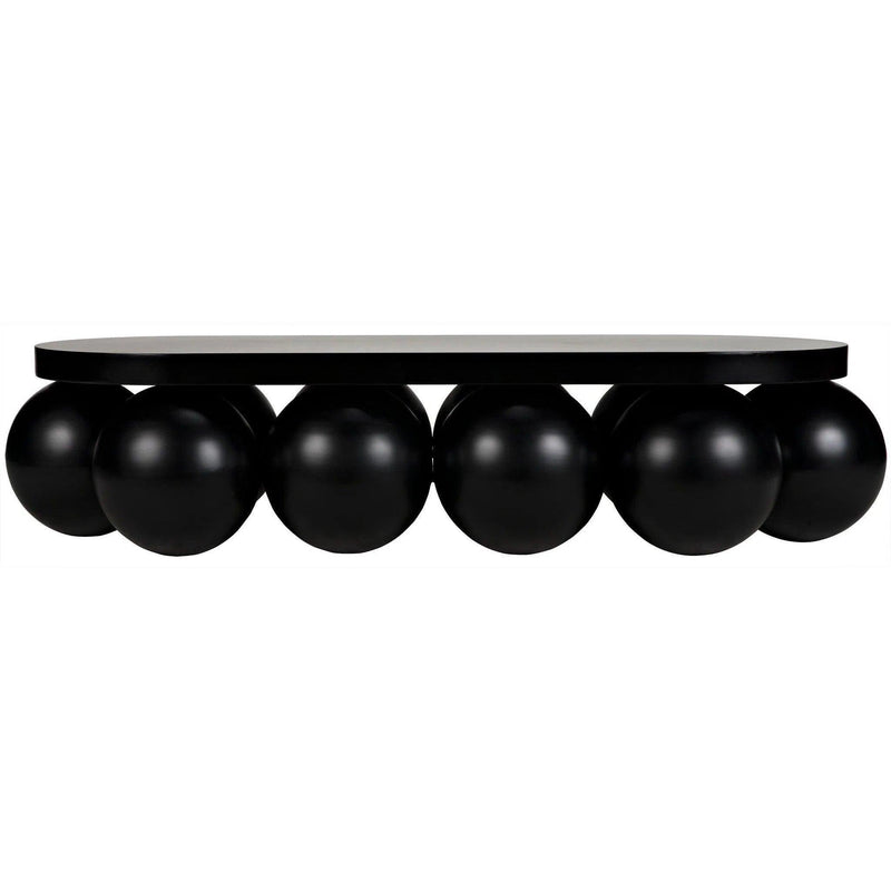 Lambreta Coffee Table, Black Steel Coffee Tables LOOMLAN By Noir