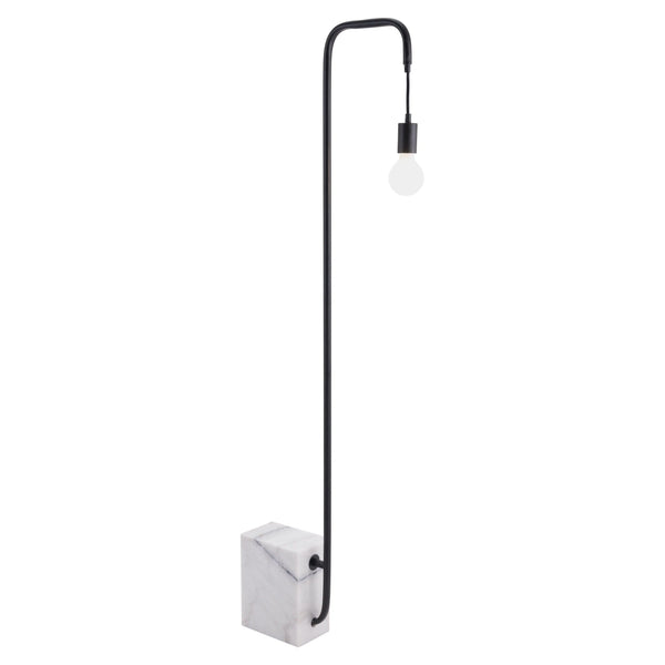 Lancia Floor Lamp Black Floor Lamps LOOMLAN By Zuo Modern